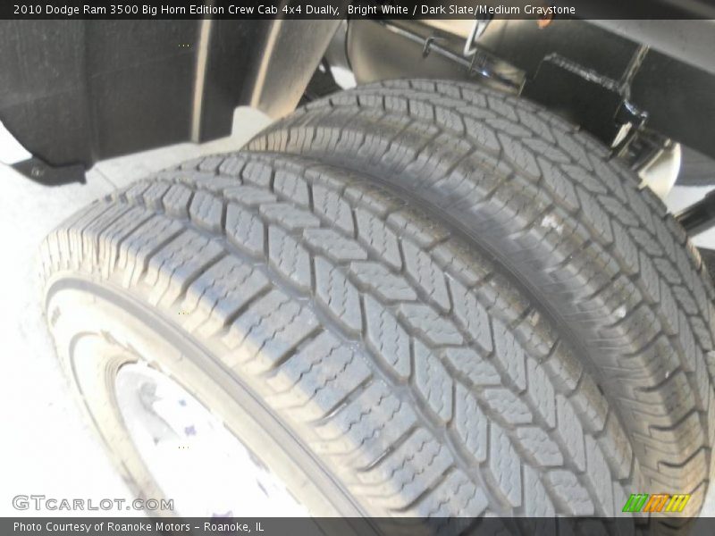 Bright White / Dark Slate/Medium Graystone 2010 Dodge Ram 3500 Big Horn Edition Crew Cab 4x4 Dually
