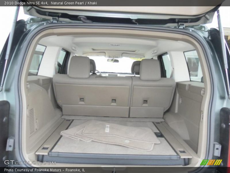 Natural Green Pearl / Khaki 2010 Dodge Nitro SE 4x4