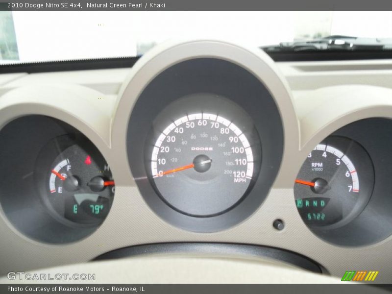 Natural Green Pearl / Khaki 2010 Dodge Nitro SE 4x4
