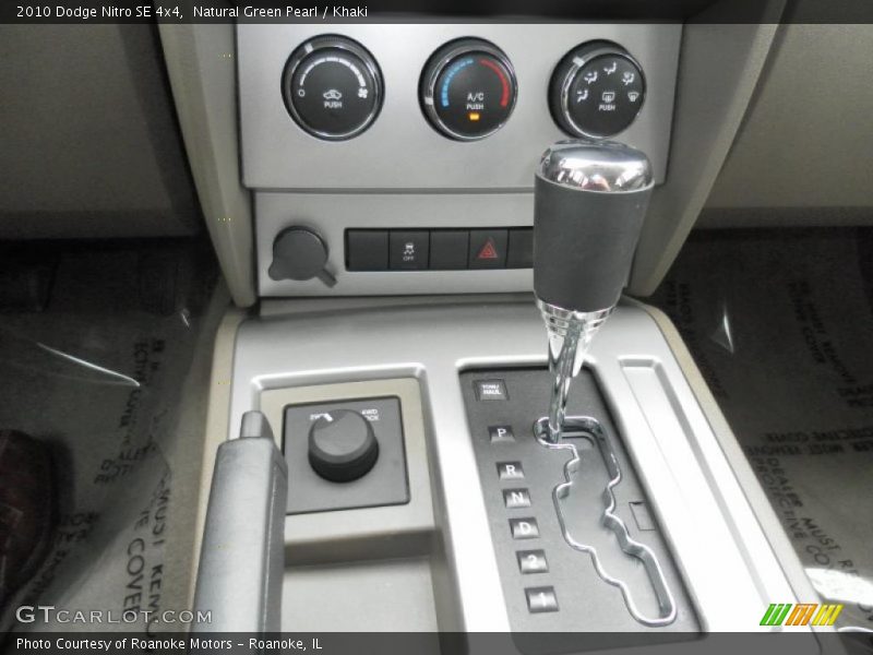 Natural Green Pearl / Khaki 2010 Dodge Nitro SE 4x4