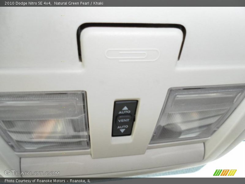 Natural Green Pearl / Khaki 2010 Dodge Nitro SE 4x4