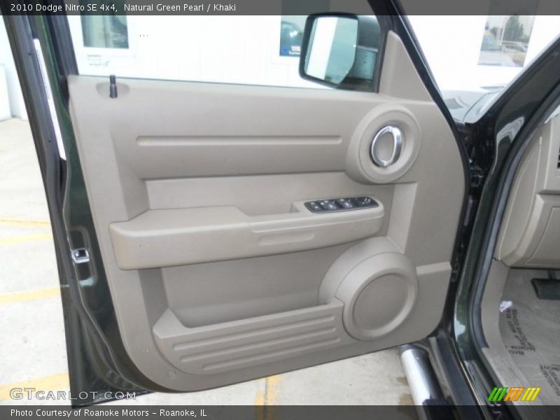 Natural Green Pearl / Khaki 2010 Dodge Nitro SE 4x4