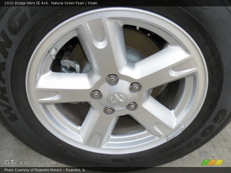 Natural Green Pearl / Khaki 2010 Dodge Nitro SE 4x4