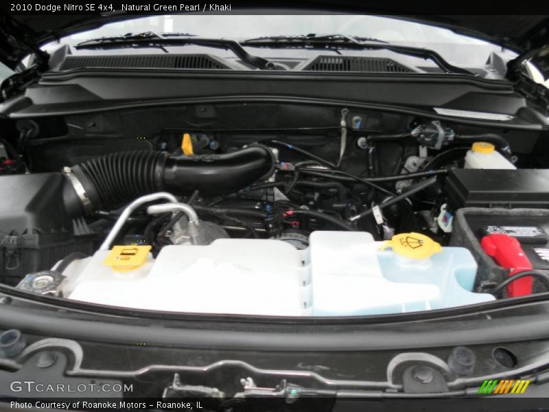 Natural Green Pearl / Khaki 2010 Dodge Nitro SE 4x4