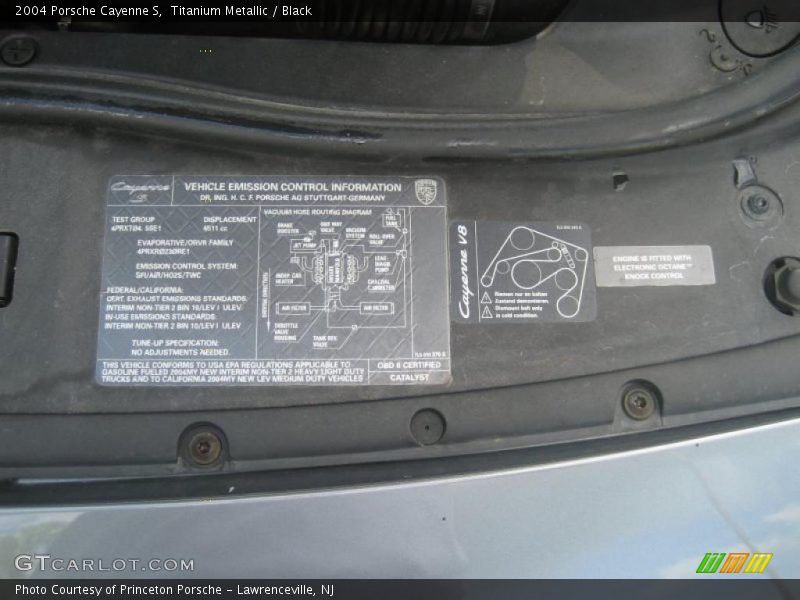 Titanium Metallic / Black 2004 Porsche Cayenne S
