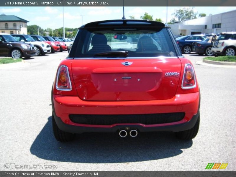 Chili Red / Grey/Carbon Black 2010 Mini Cooper S Hardtop
