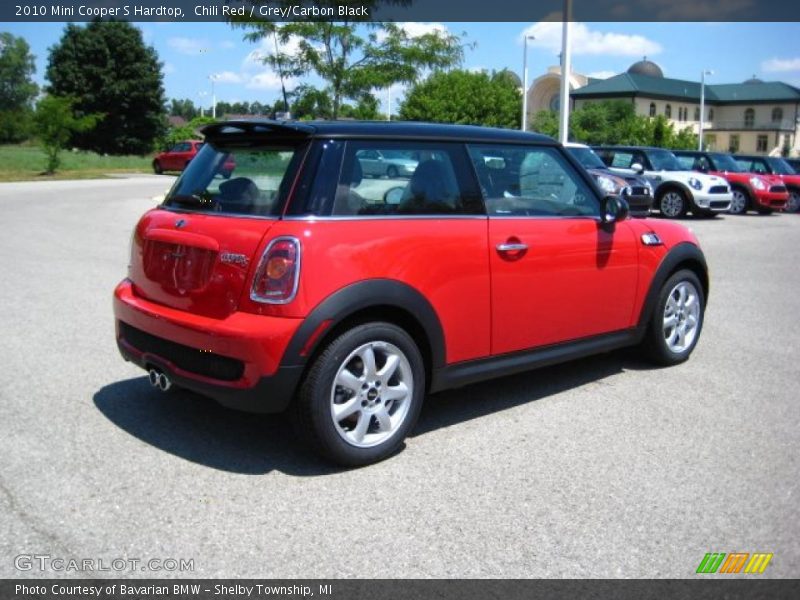 Chili Red / Grey/Carbon Black 2010 Mini Cooper S Hardtop