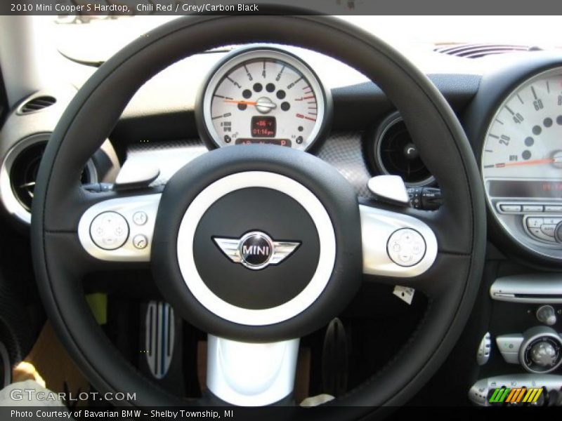 Chili Red / Grey/Carbon Black 2010 Mini Cooper S Hardtop
