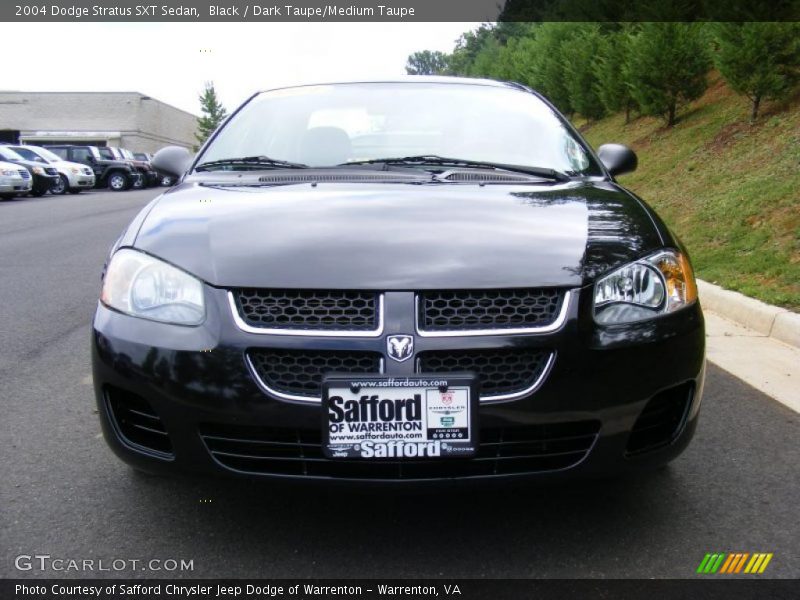 Black / Dark Taupe/Medium Taupe 2004 Dodge Stratus SXT Sedan