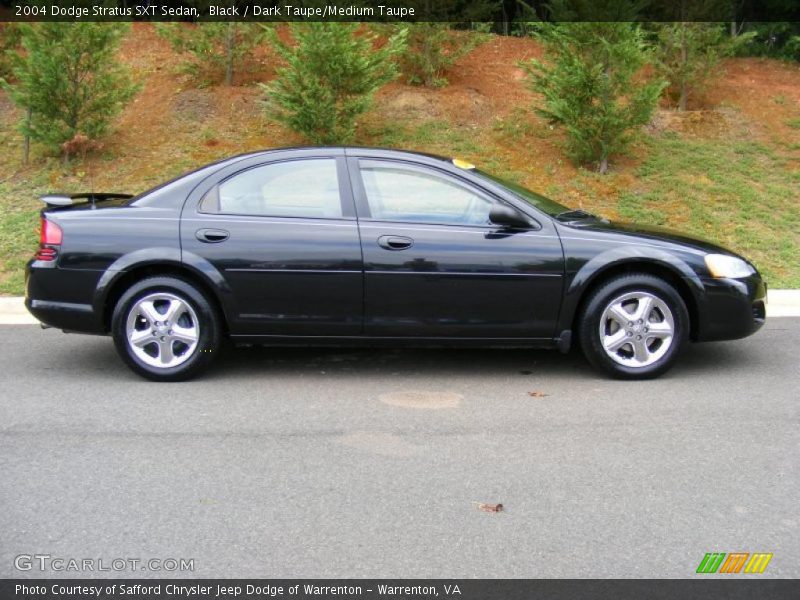 Black / Dark Taupe/Medium Taupe 2004 Dodge Stratus SXT Sedan