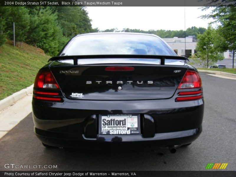 Black / Dark Taupe/Medium Taupe 2004 Dodge Stratus SXT Sedan