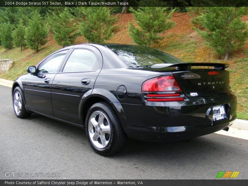 Black / Dark Taupe/Medium Taupe 2004 Dodge Stratus SXT Sedan
