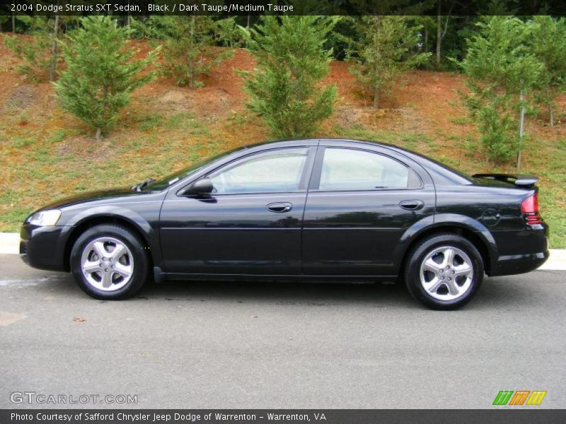 Black / Dark Taupe/Medium Taupe 2004 Dodge Stratus SXT Sedan