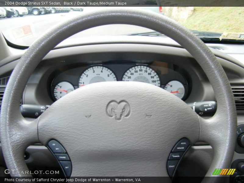 Black / Dark Taupe/Medium Taupe 2004 Dodge Stratus SXT Sedan
