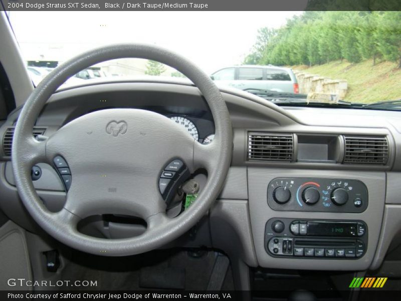 Black / Dark Taupe/Medium Taupe 2004 Dodge Stratus SXT Sedan