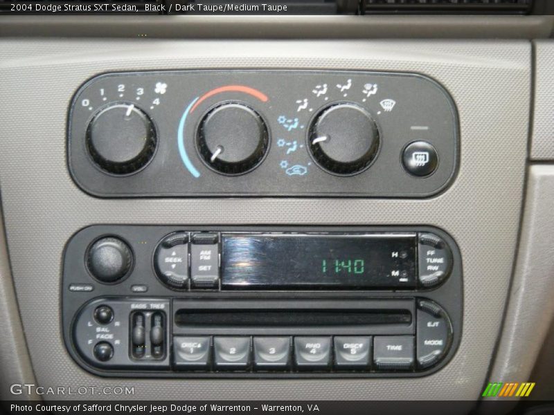 Black / Dark Taupe/Medium Taupe 2004 Dodge Stratus SXT Sedan