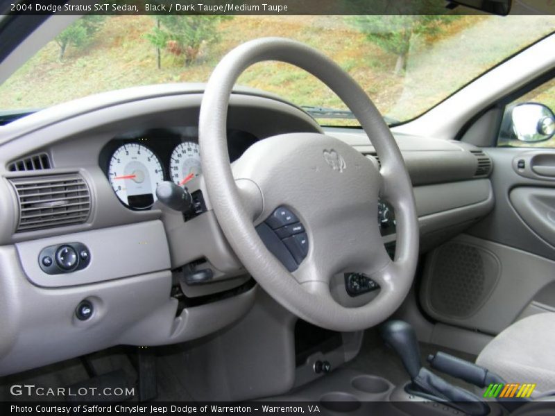 Black / Dark Taupe/Medium Taupe 2004 Dodge Stratus SXT Sedan