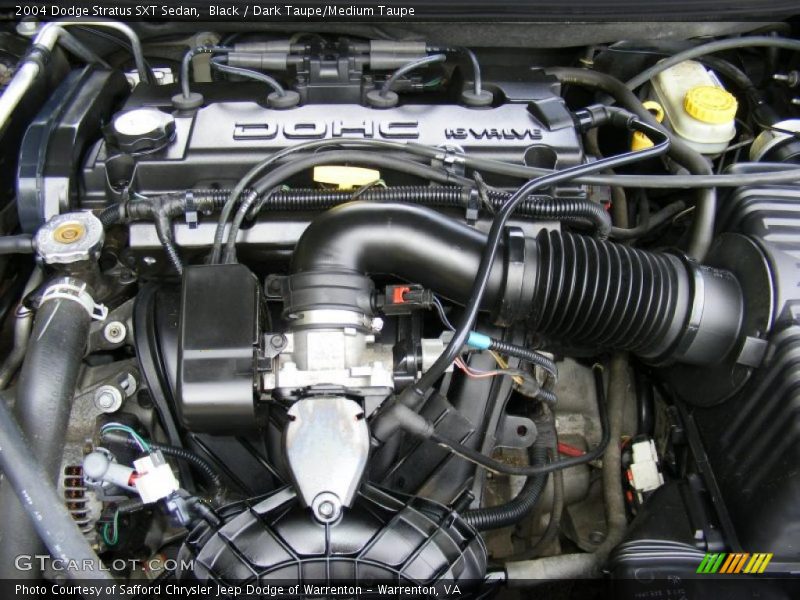 Black / Dark Taupe/Medium Taupe 2004 Dodge Stratus SXT Sedan