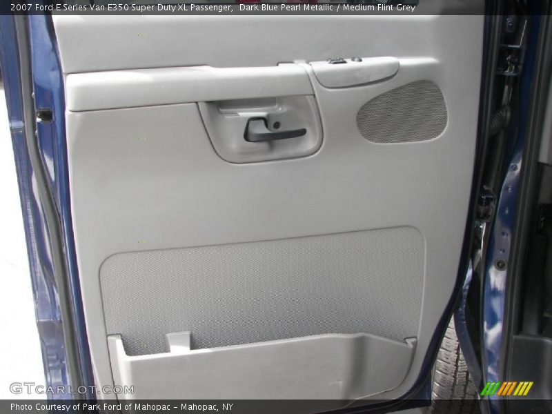 Dark Blue Pearl Metallic / Medium Flint Grey 2007 Ford E Series Van E350 Super Duty XL Passenger