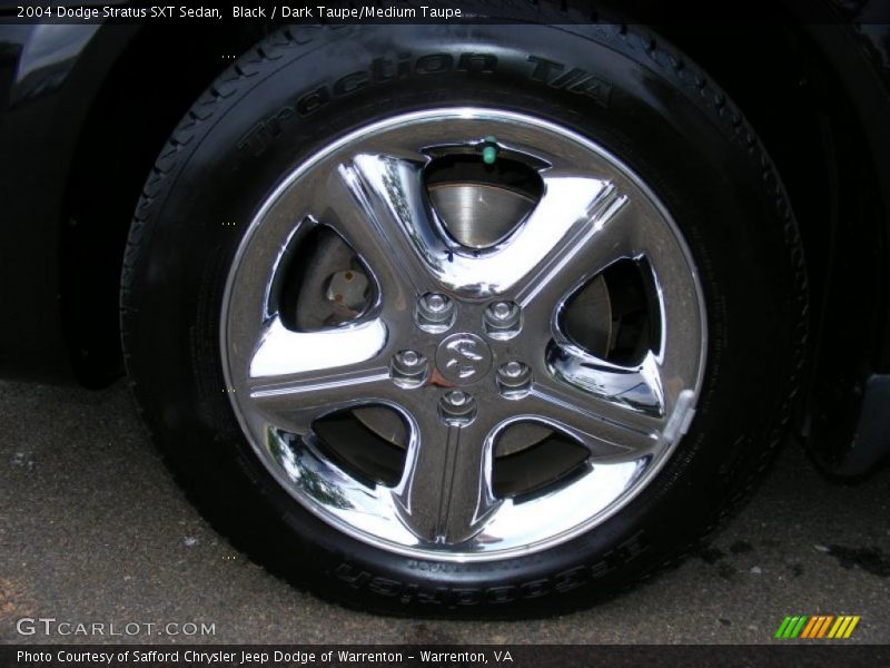 Black / Dark Taupe/Medium Taupe 2004 Dodge Stratus SXT Sedan