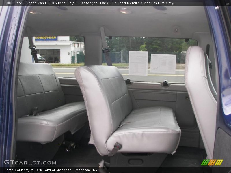 Dark Blue Pearl Metallic / Medium Flint Grey 2007 Ford E Series Van E350 Super Duty XL Passenger