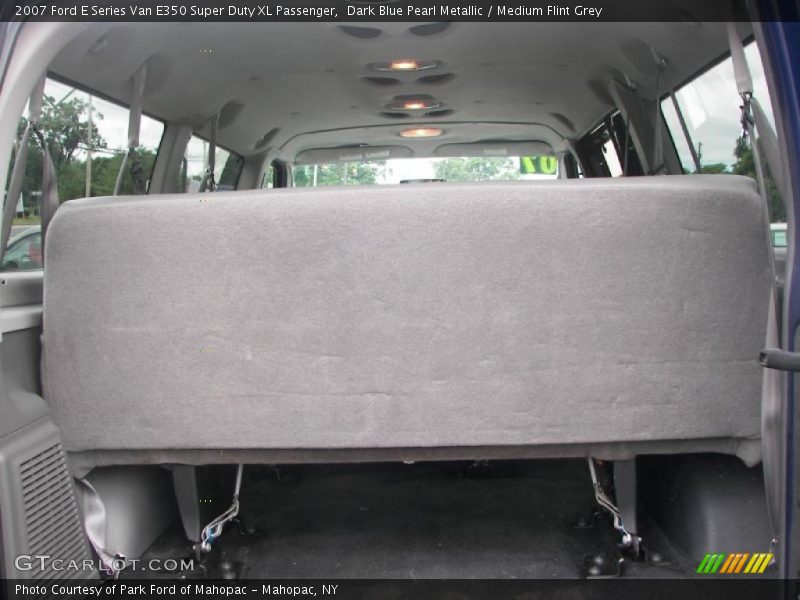 Dark Blue Pearl Metallic / Medium Flint Grey 2007 Ford E Series Van E350 Super Duty XL Passenger