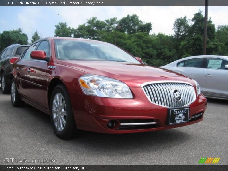 Crystal Red Tintcoat / Cocoa/Shale 2011 Buick Lucerne CX