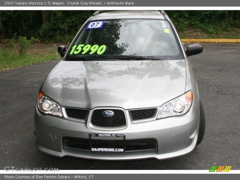 Crystal Gray Metallic / Anthracite Black 2007 Subaru Impreza 2.5i Wagon