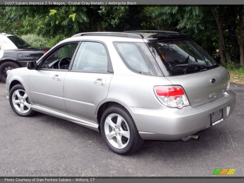 Crystal Gray Metallic / Anthracite Black 2007 Subaru Impreza 2.5i Wagon
