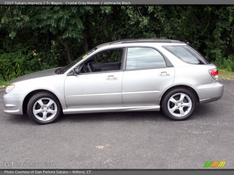 Crystal Gray Metallic / Anthracite Black 2007 Subaru Impreza 2.5i Wagon