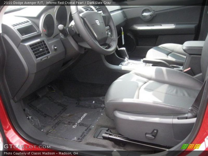 Inferno Red Crystal Pearl / Dark Slate Gray 2010 Dodge Avenger R/T