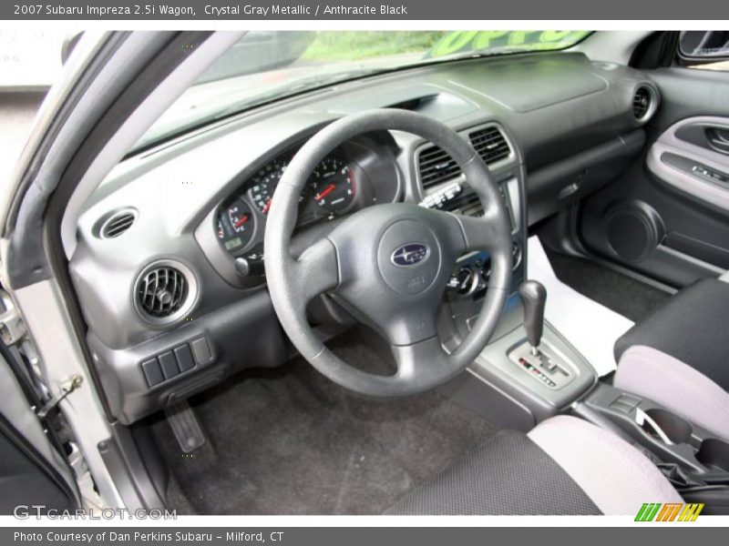 Crystal Gray Metallic / Anthracite Black 2007 Subaru Impreza 2.5i Wagon