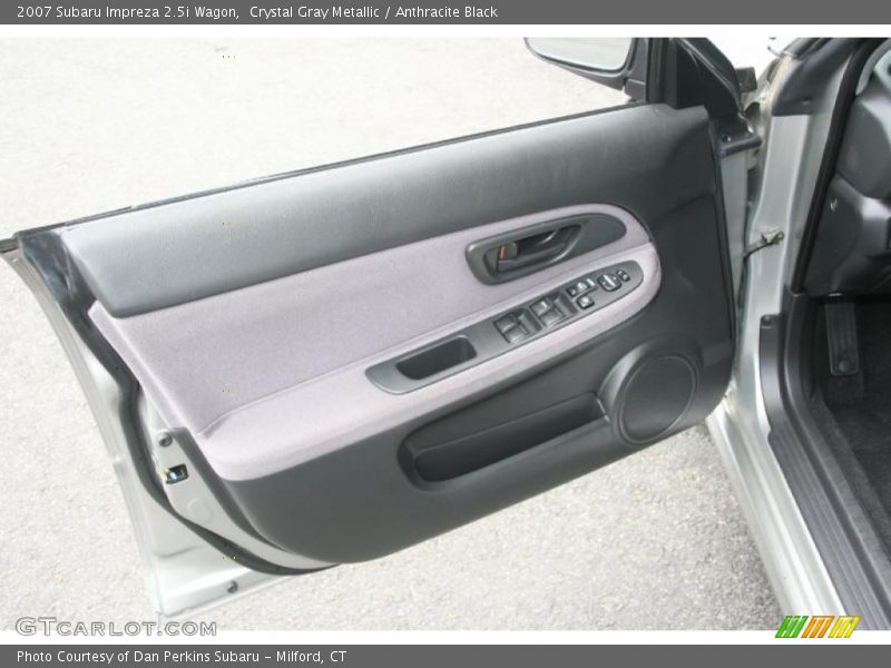 Crystal Gray Metallic / Anthracite Black 2007 Subaru Impreza 2.5i Wagon