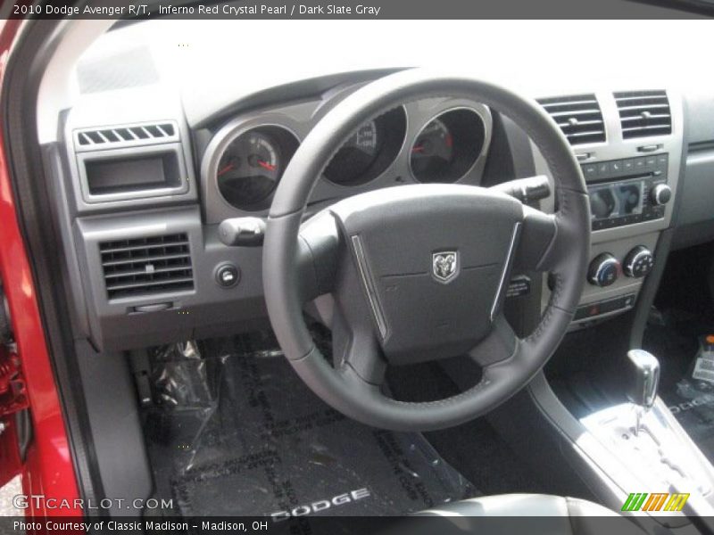 Inferno Red Crystal Pearl / Dark Slate Gray 2010 Dodge Avenger R/T