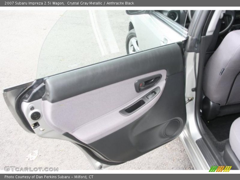 Crystal Gray Metallic / Anthracite Black 2007 Subaru Impreza 2.5i Wagon
