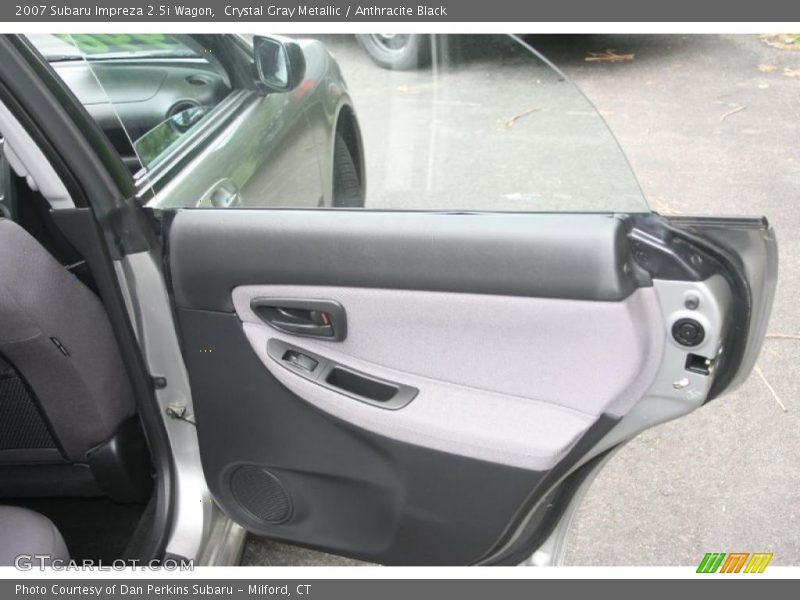 Crystal Gray Metallic / Anthracite Black 2007 Subaru Impreza 2.5i Wagon