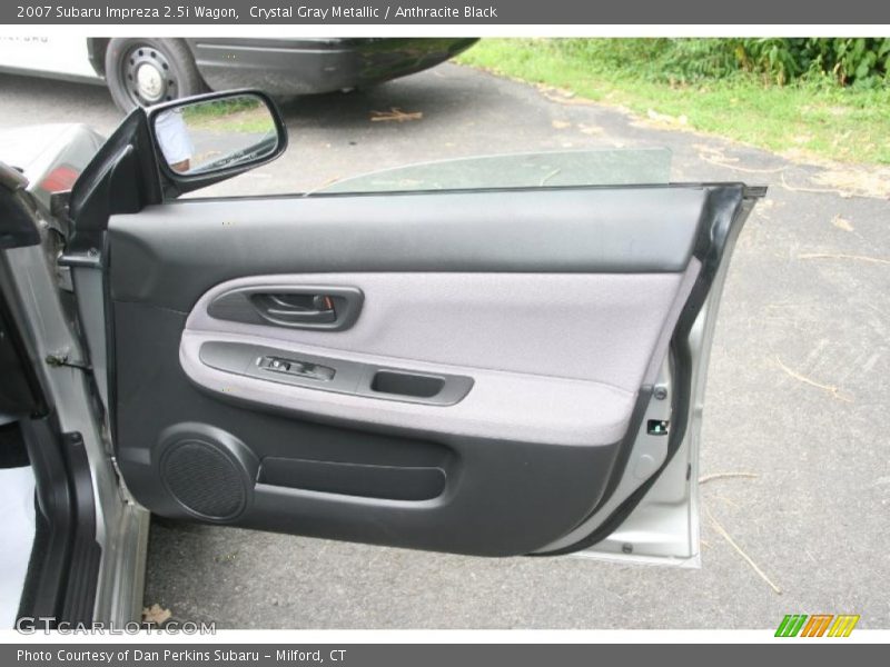 Crystal Gray Metallic / Anthracite Black 2007 Subaru Impreza 2.5i Wagon