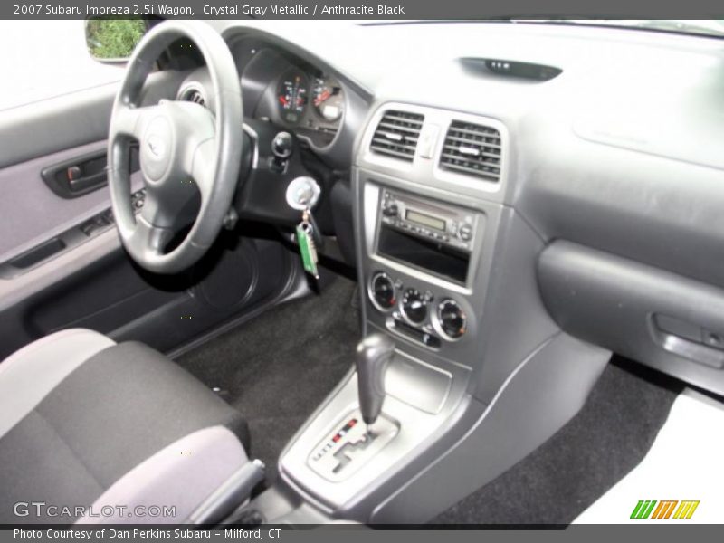 Crystal Gray Metallic / Anthracite Black 2007 Subaru Impreza 2.5i Wagon