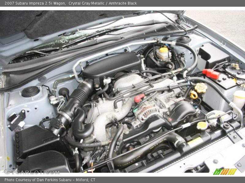 Crystal Gray Metallic / Anthracite Black 2007 Subaru Impreza 2.5i Wagon