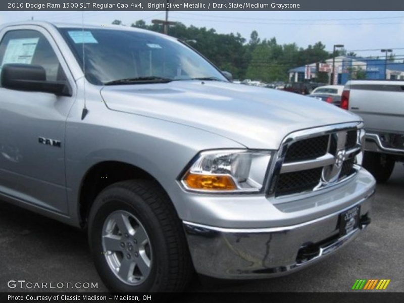 Bright Silver Metallic / Dark Slate/Medium Graystone 2010 Dodge Ram 1500 SLT Regular Cab 4x4