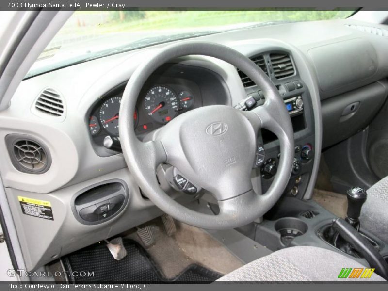 Pewter / Gray 2003 Hyundai Santa Fe I4