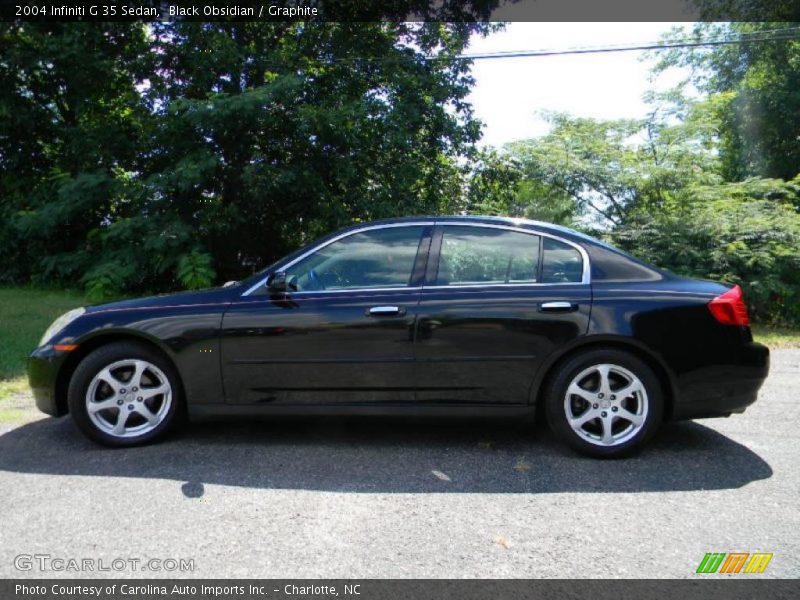 Black Obsidian / Graphite 2004 Infiniti G 35 Sedan