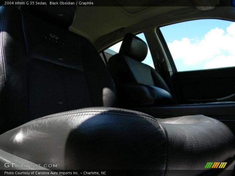 Black Obsidian / Graphite 2004 Infiniti G 35 Sedan