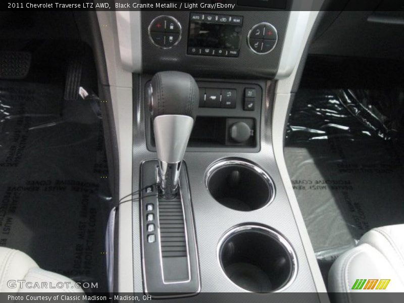 Black Granite Metallic / Light Gray/Ebony 2011 Chevrolet Traverse LTZ AWD