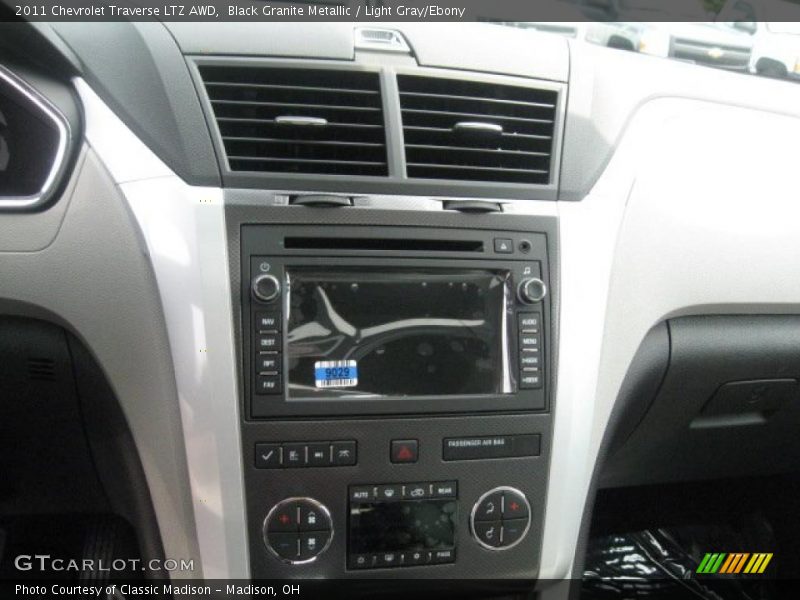 Black Granite Metallic / Light Gray/Ebony 2011 Chevrolet Traverse LTZ AWD