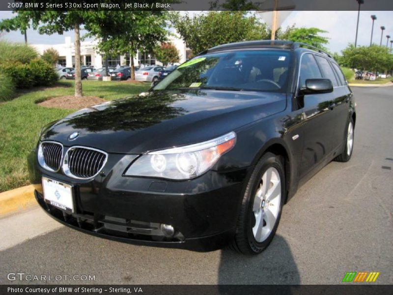 Jet Black / Black 2007 BMW 5 Series 530xi Sport Wagon