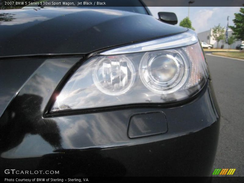 Jet Black / Black 2007 BMW 5 Series 530xi Sport Wagon