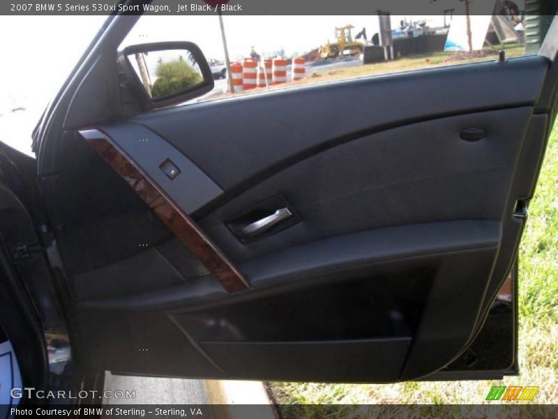 Jet Black / Black 2007 BMW 5 Series 530xi Sport Wagon