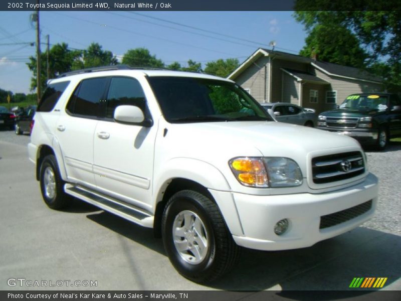 Natural White / Oak 2002 Toyota Sequoia Limited 4WD