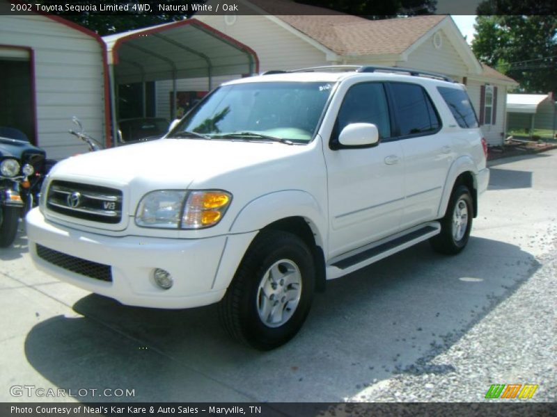 Natural White / Oak 2002 Toyota Sequoia Limited 4WD
